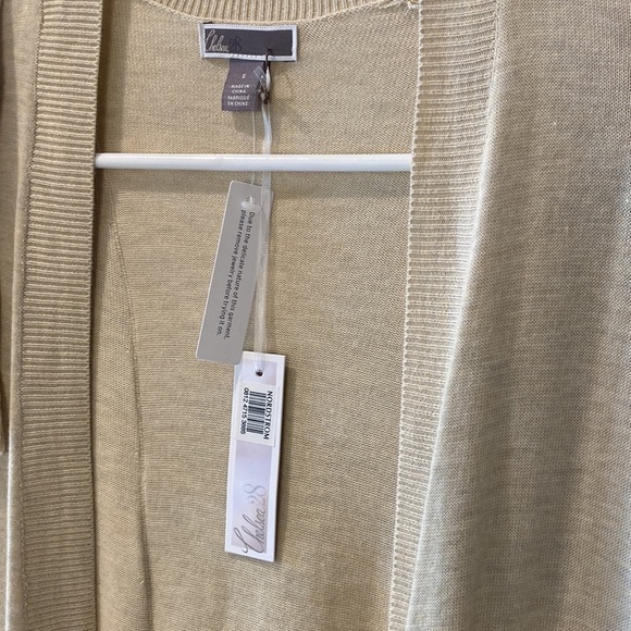 CHELSEA28 Nordstrom - Open Front Long Sleeve Cardigan with Ruffle Detail - Picture 3 of 10